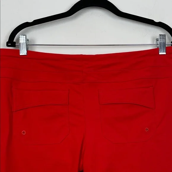 Athleta Fun In The Sun Drawstring Waist 2 Pocket Red Women's XL Swim Shorts - Picture 5 of 8